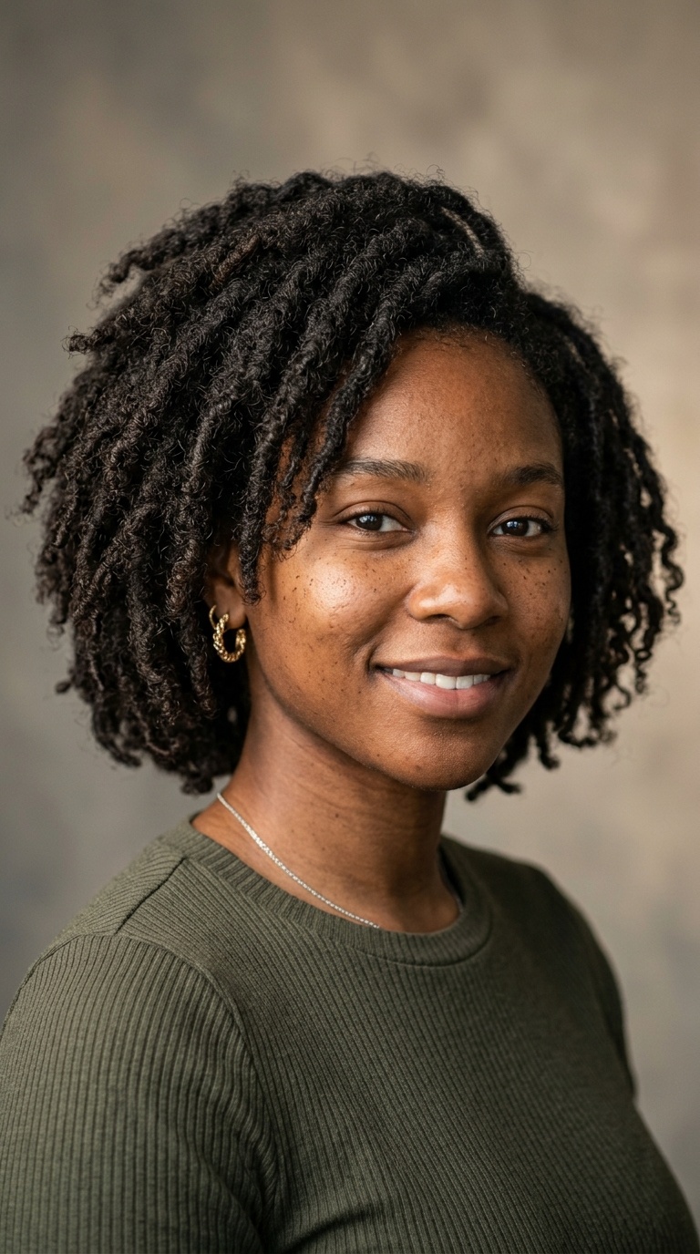 Freeform Bob with Tapered Nape