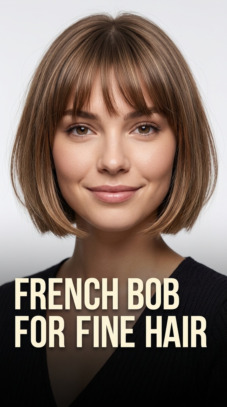 French Bob for Fine Hair