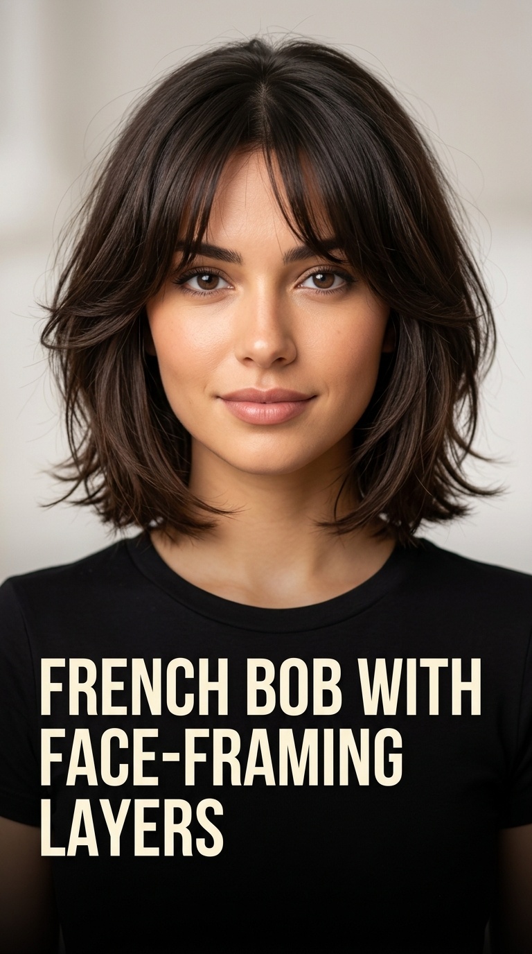French Bob with Face-Framing Layers