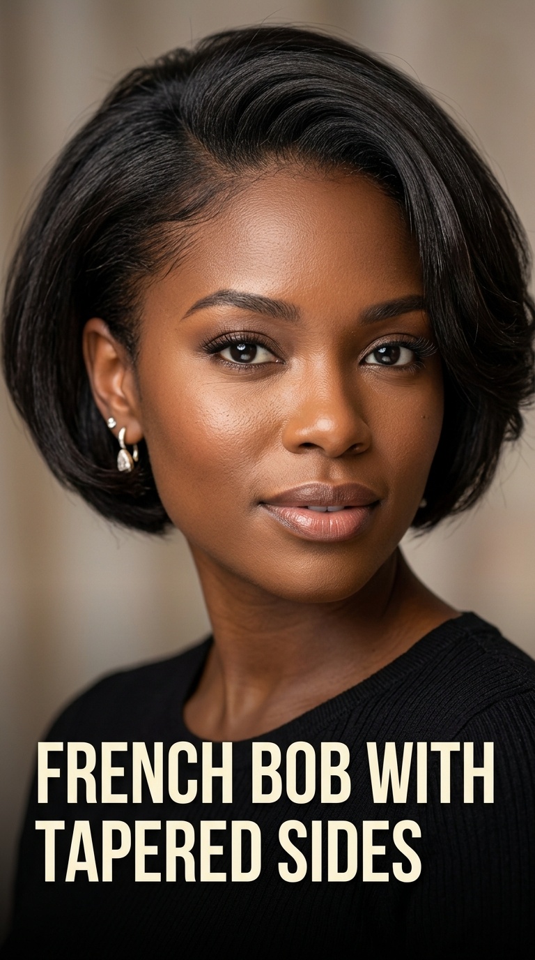 French Bob with Tapered Sides