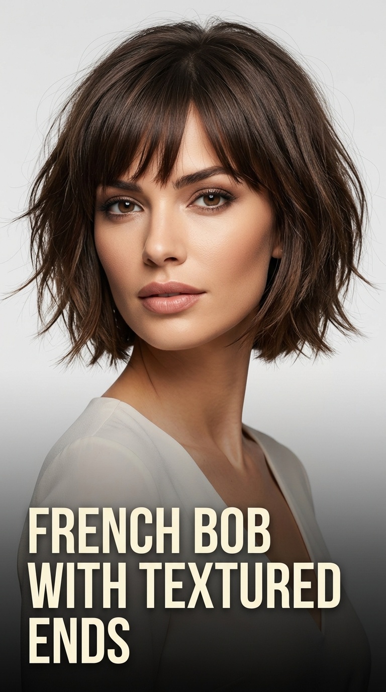 French Bob with Textured Ends