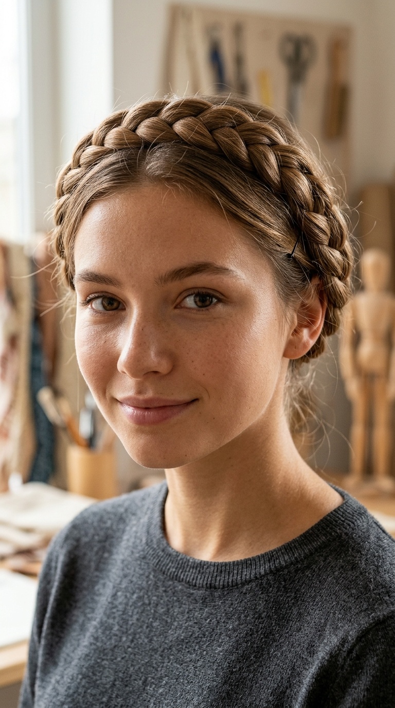 French Braid Crown