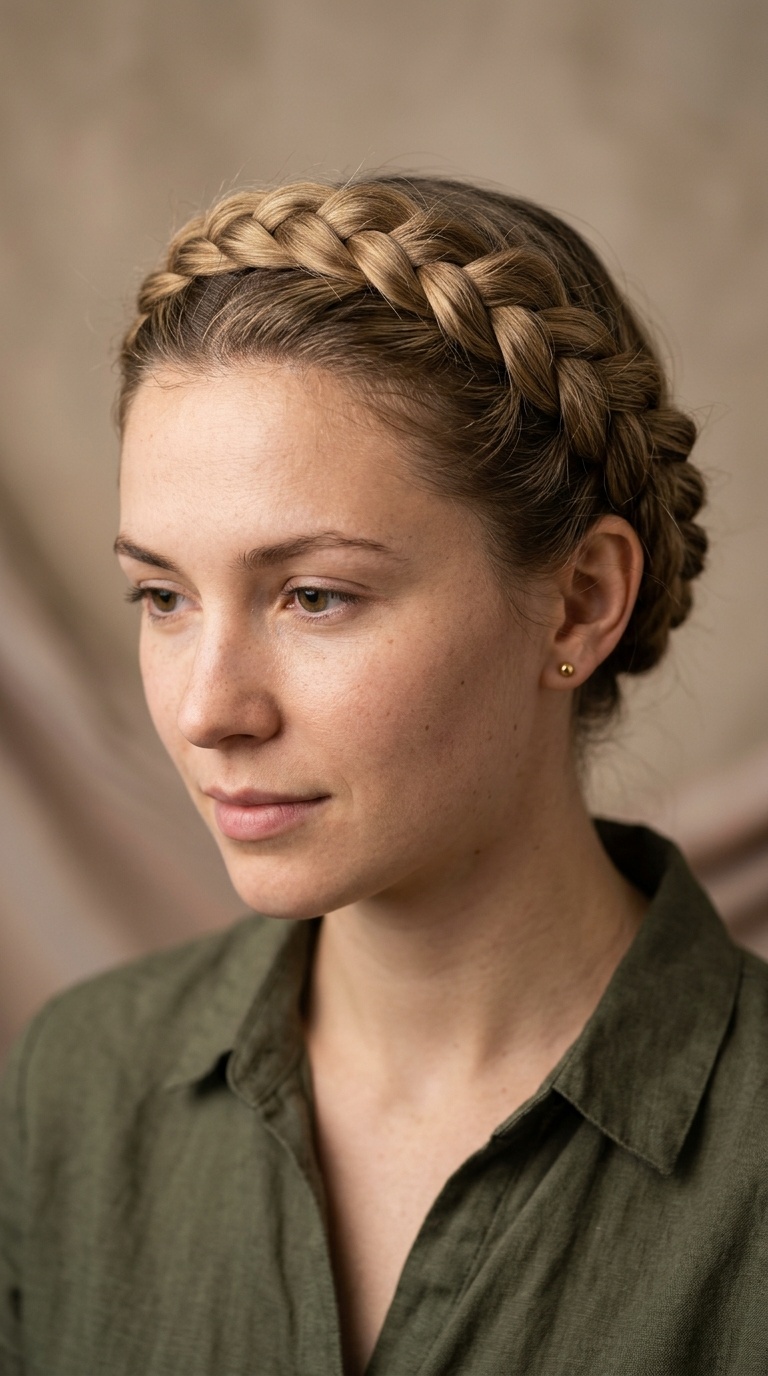 French Braid Crown