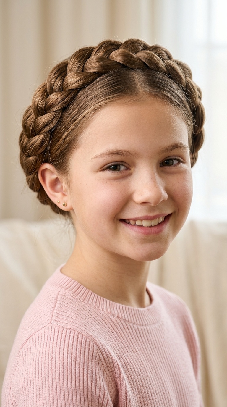 French Braid Crown