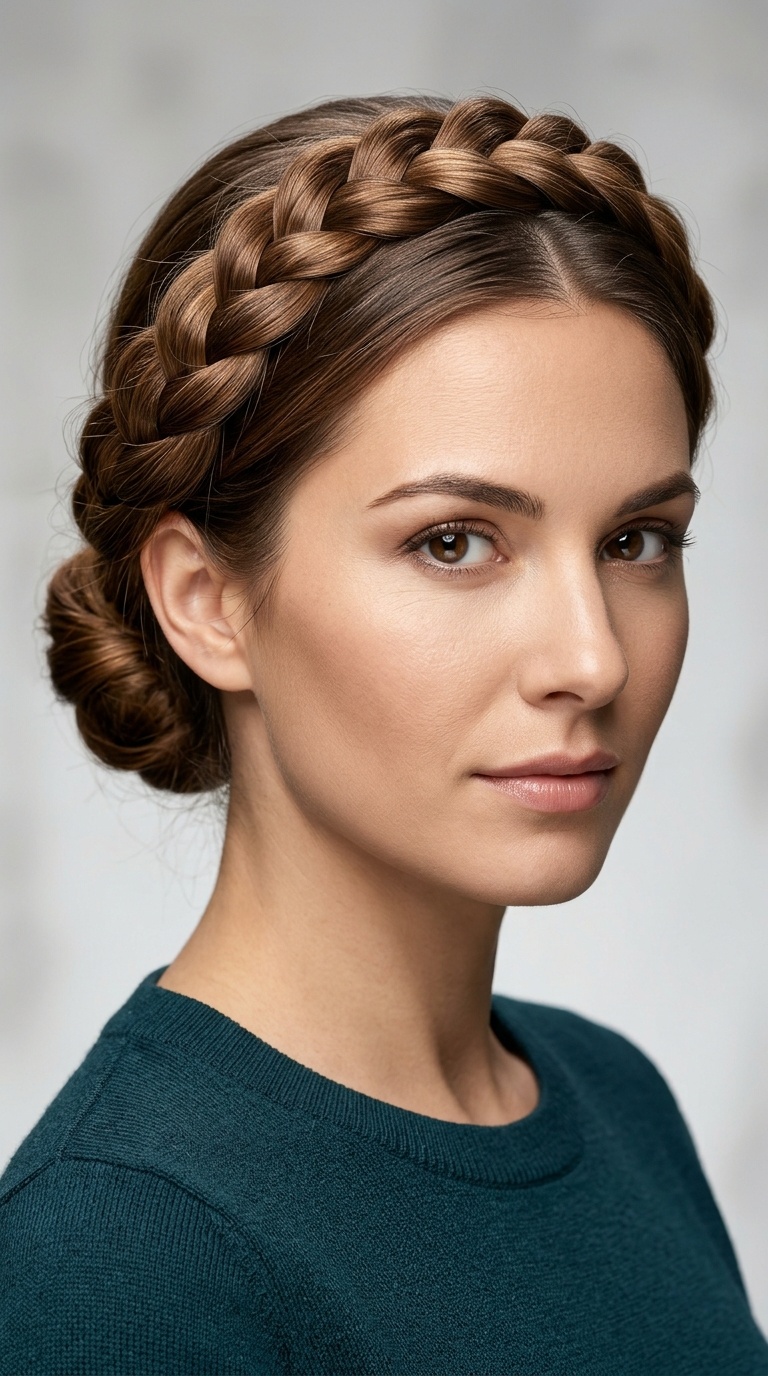 French Braid Crown