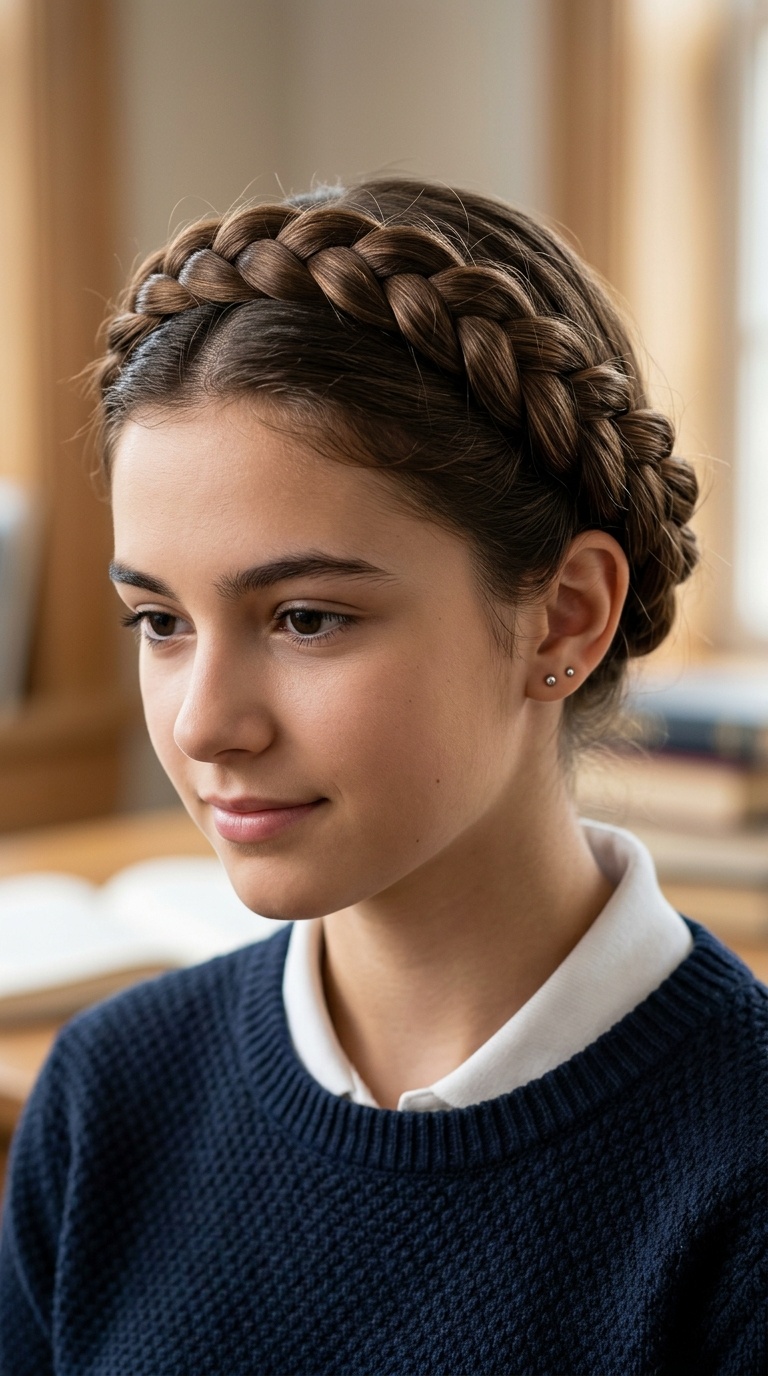 French Braid Crown