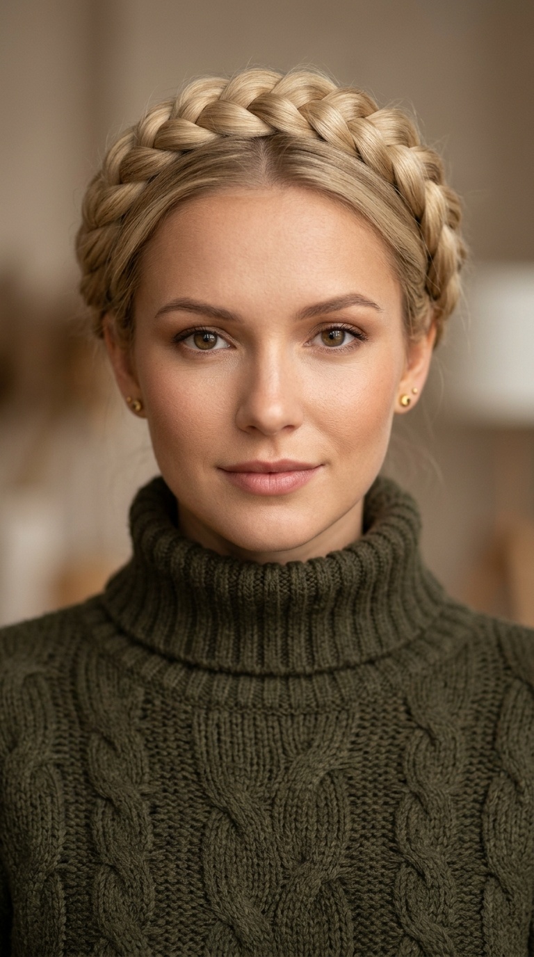 French Braid Crown