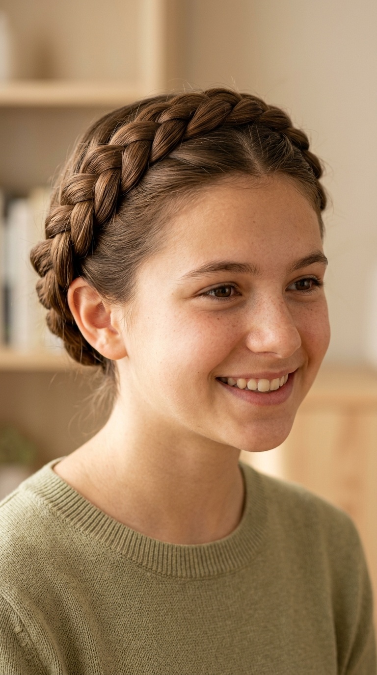 French Braid Crown