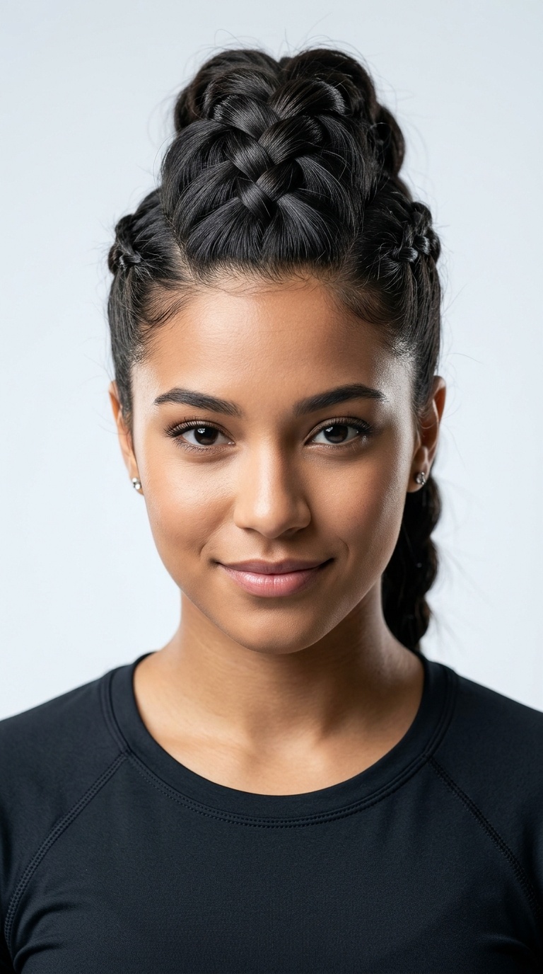 French Braid Faux Hawk