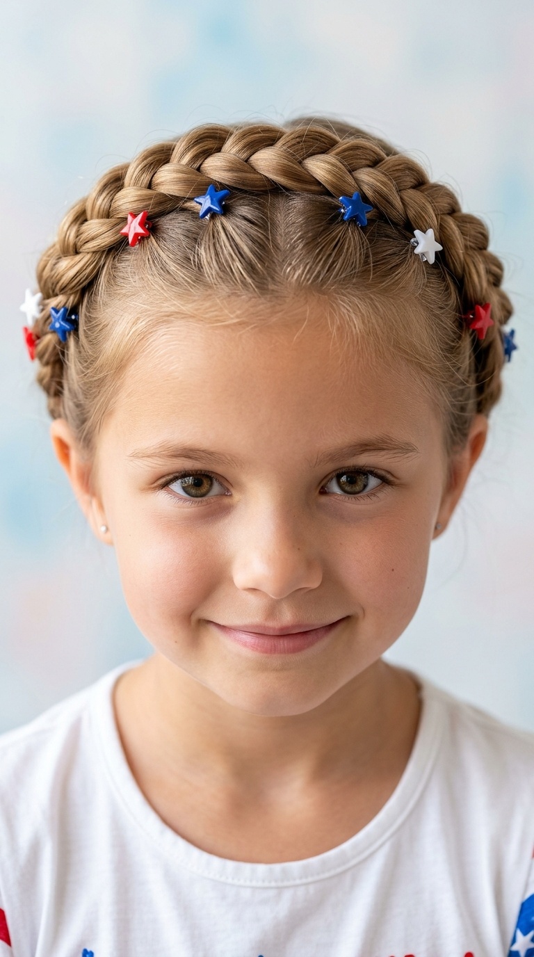 French Braid Halo