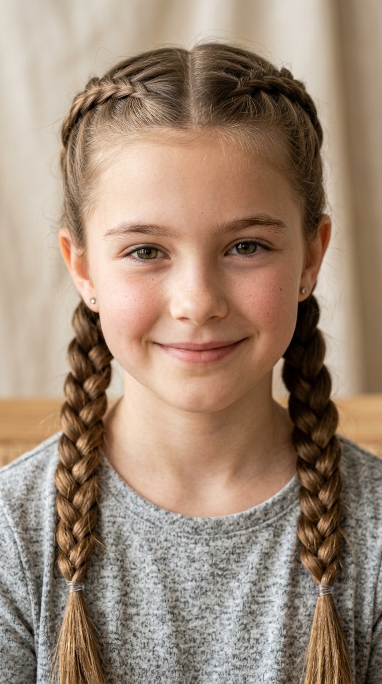 French Braid Pigtails