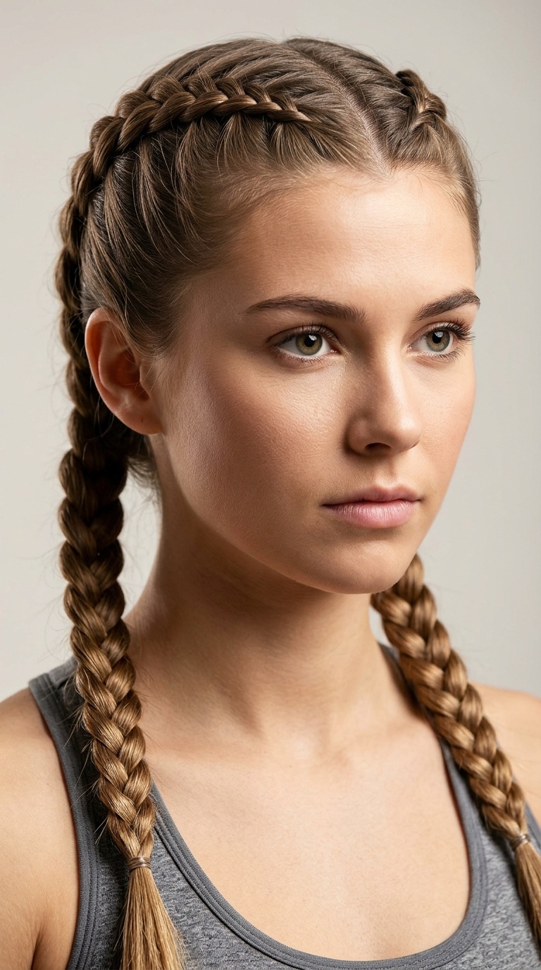 French Braid Pigtails