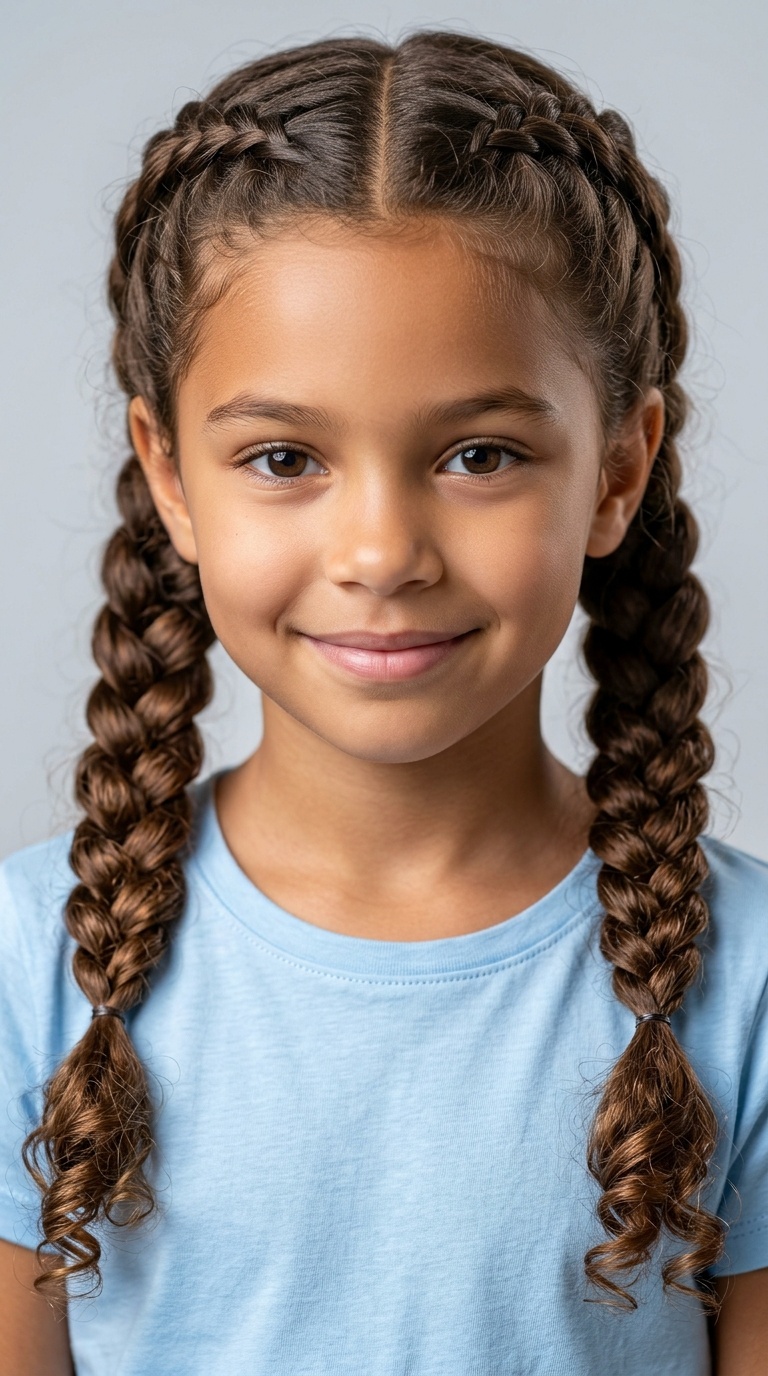 French Braid Pigtails
