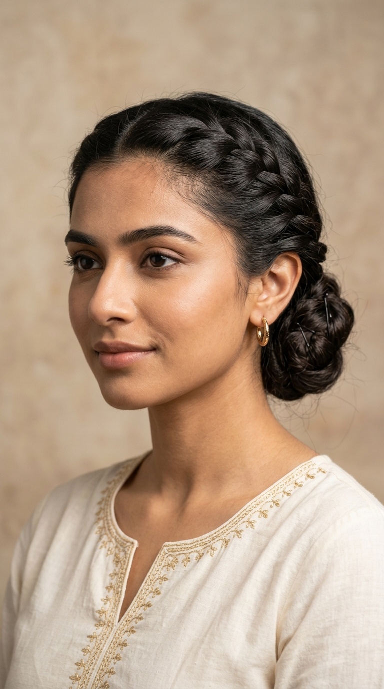 French Braid with a Twist