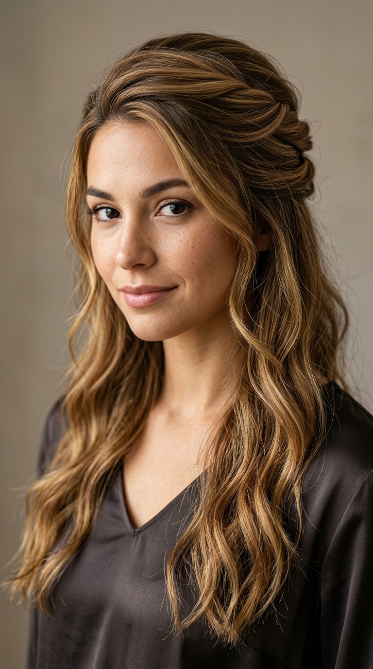 French Twist Half-Up