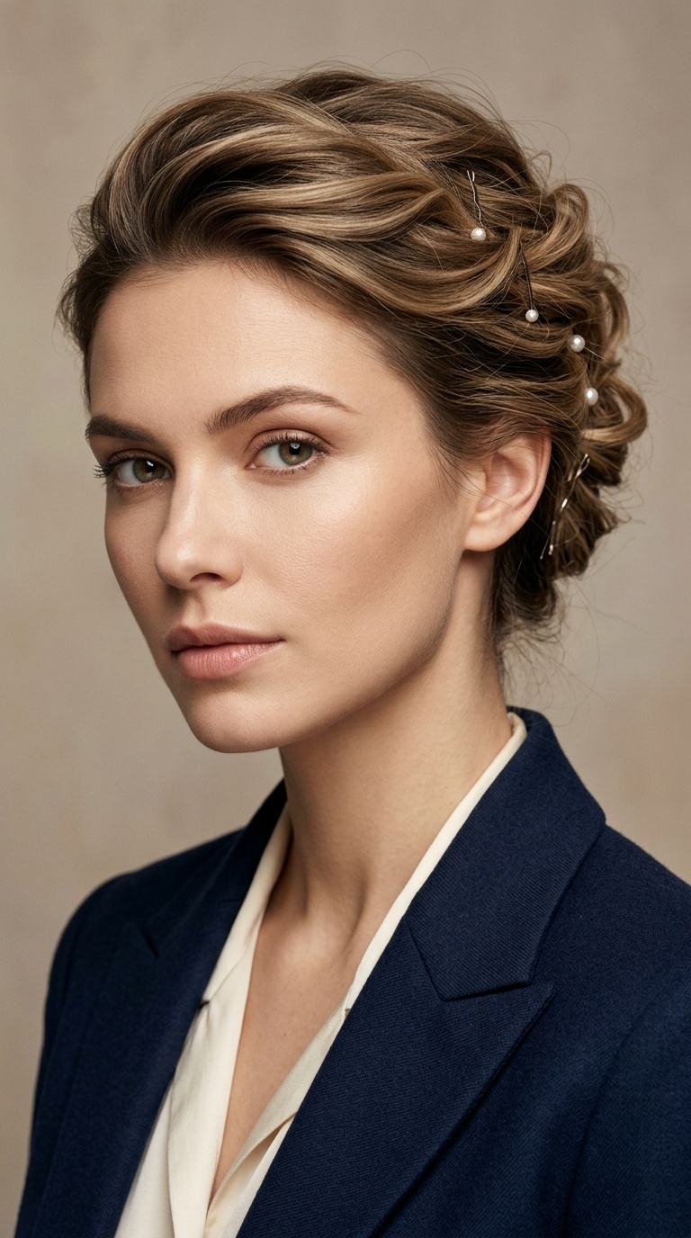 French Twist with a Modern Flare