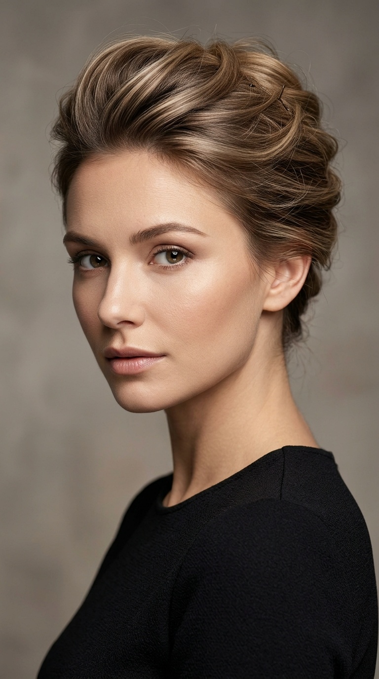 French Twist with Modern Volume