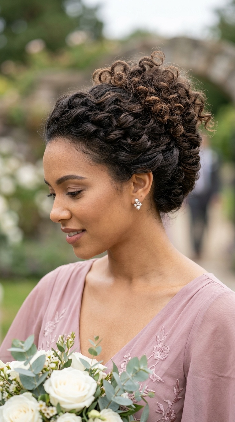 French Twist with Textured Ends