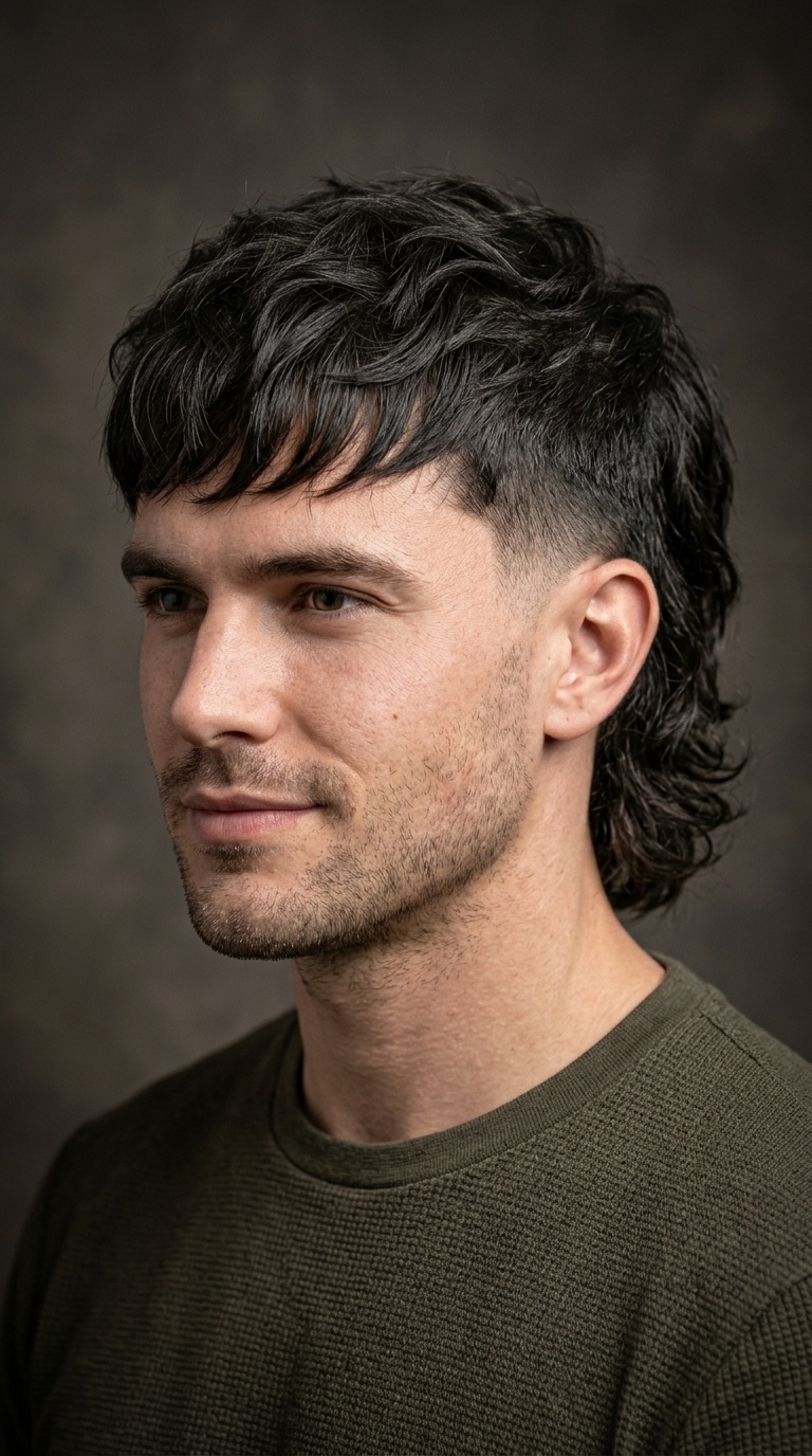 Fringed Modern Mullet with Taper