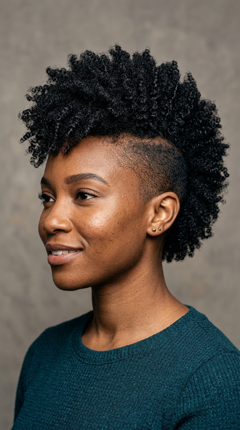 Frohawk with Shaved Sides