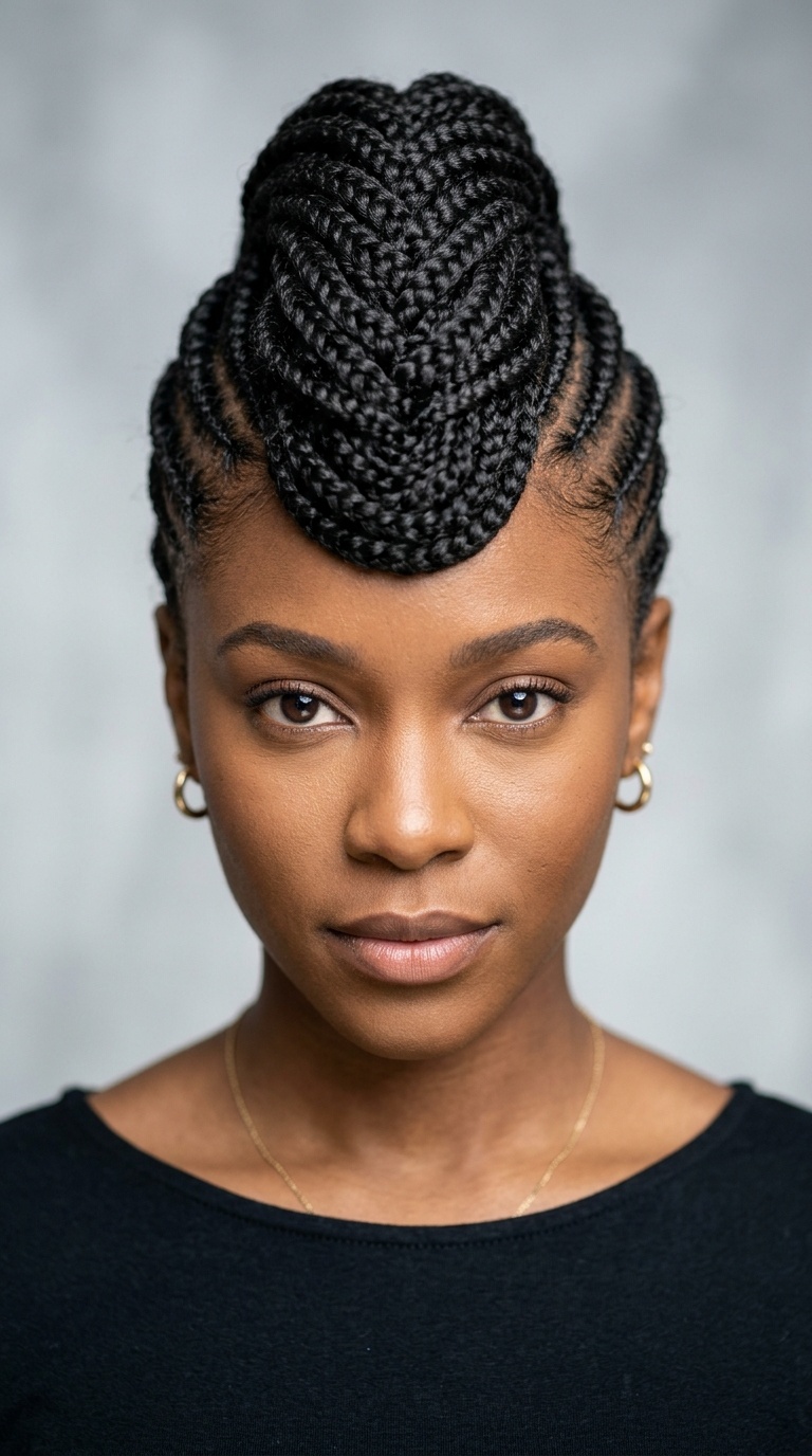 Front-Facing Faux Hawk