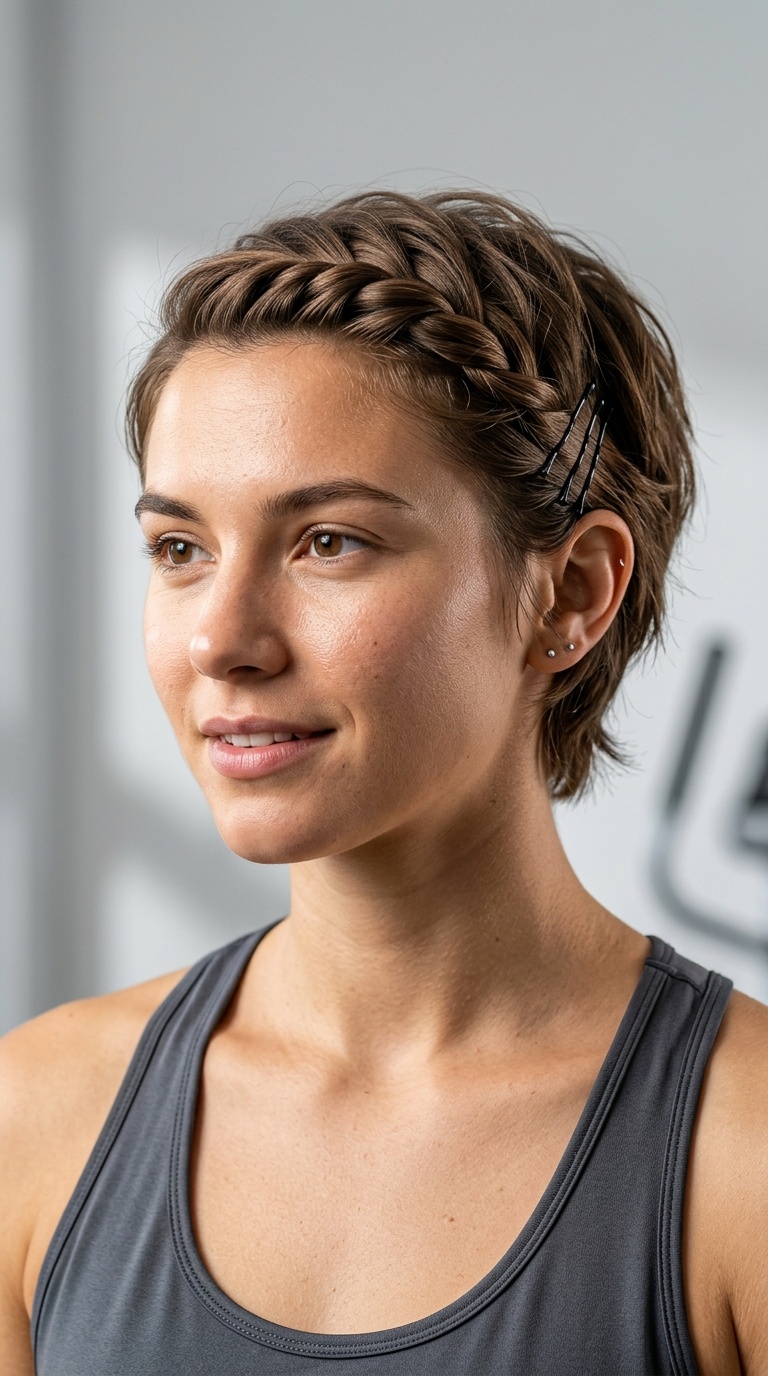 Front Twist with Bobby Pin Lock