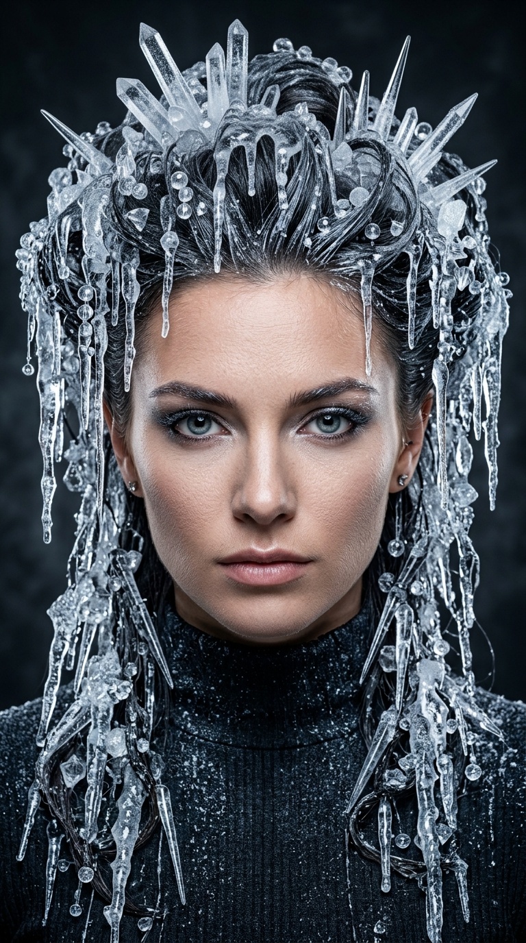 Frozen Icicle Crystal Drip