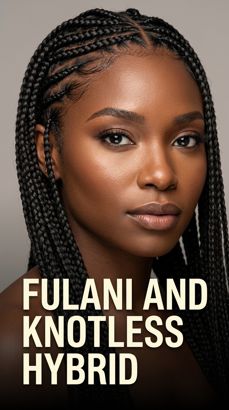 Fulani and Knotless Hybrid