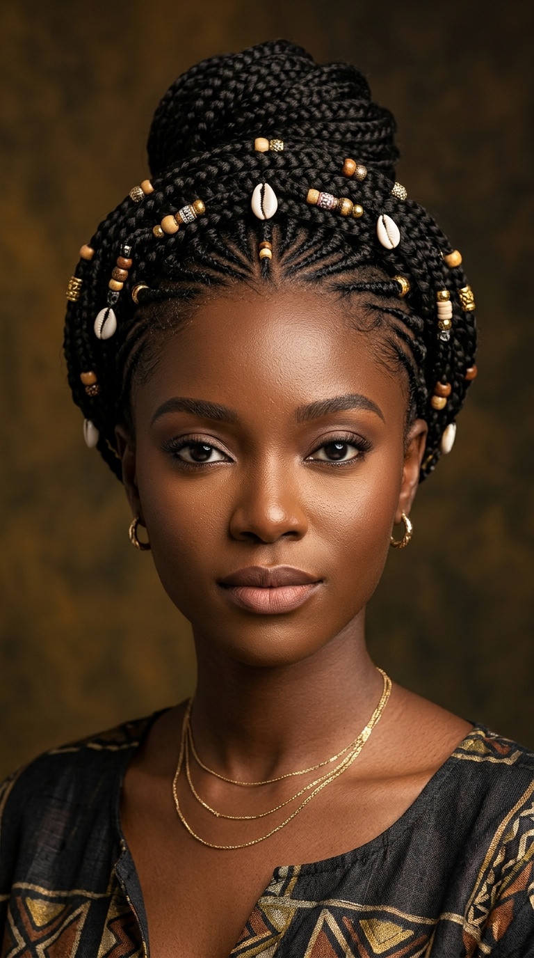 Fulani Braid Halo