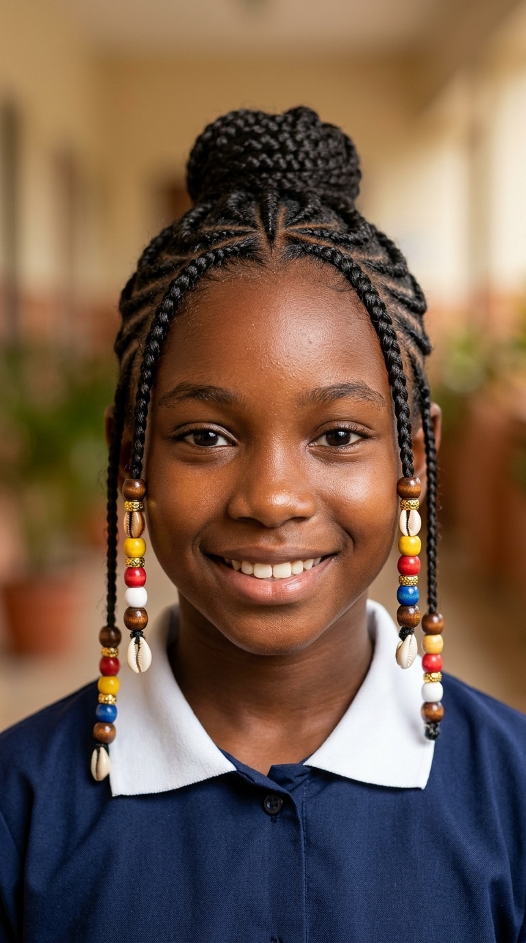 Fulani Braids with Beads