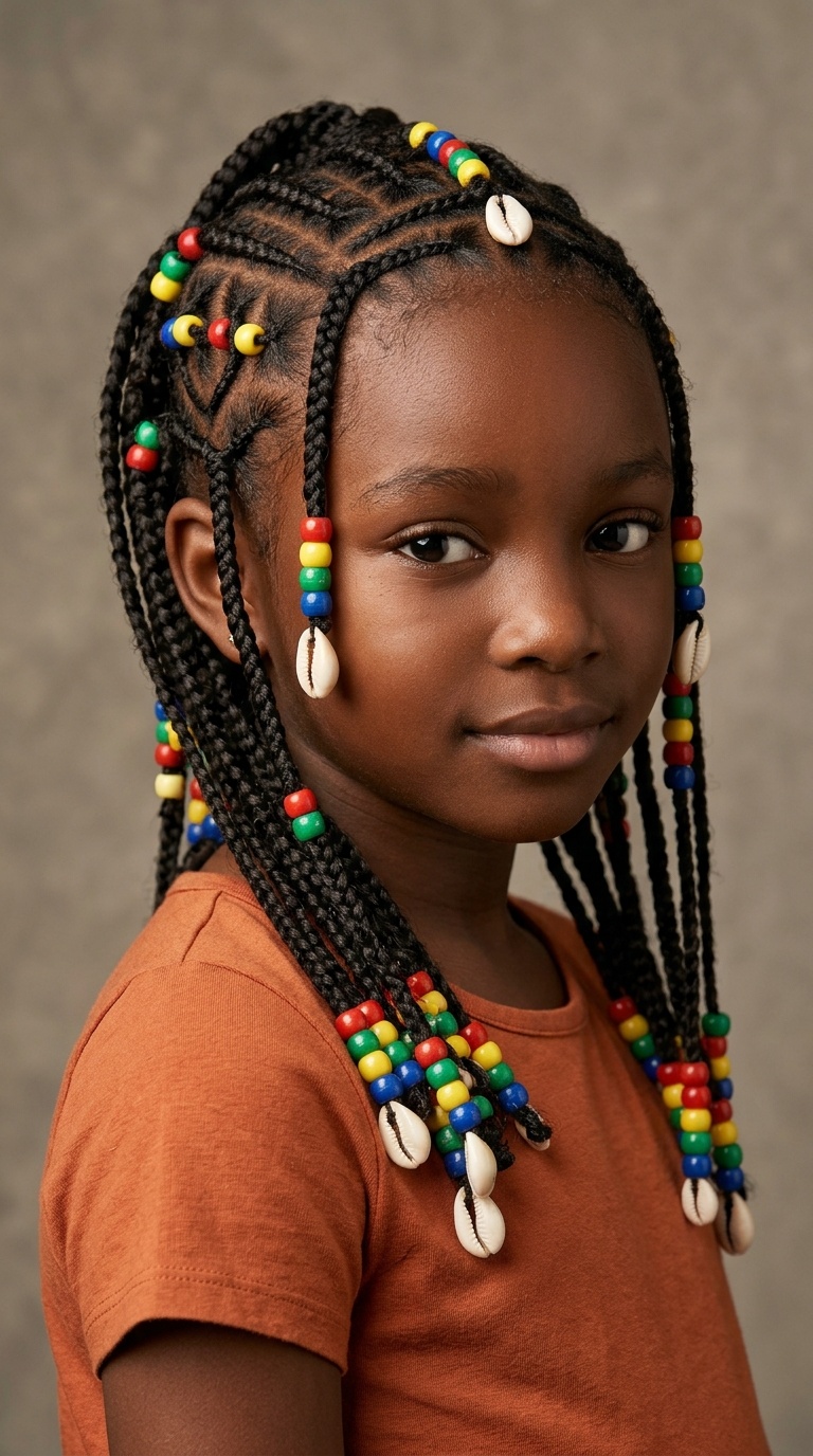 Fulani-Inspired Braids for Kids