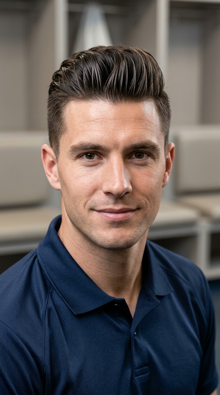Gel-Set Pompadour