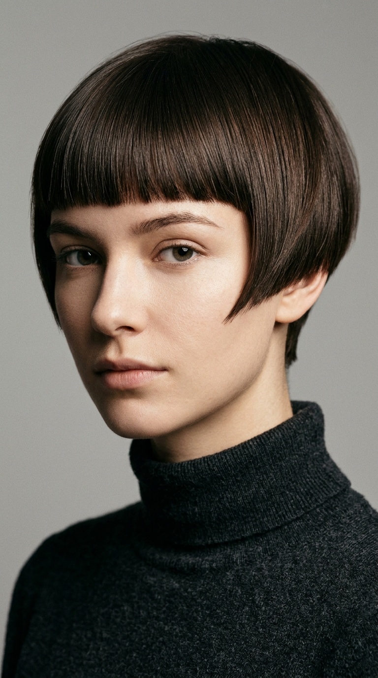 Geometric Bowl Cut