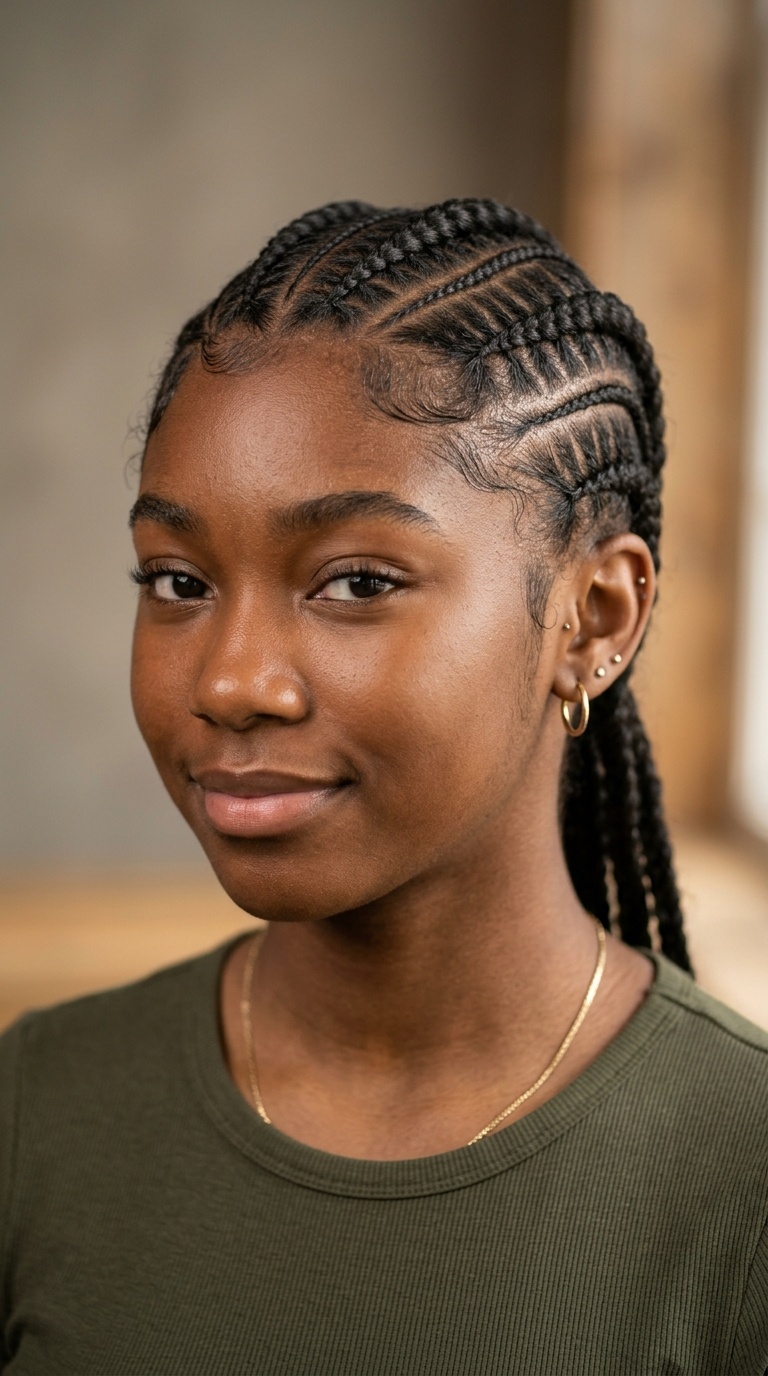 Geometric Feed-In Braids