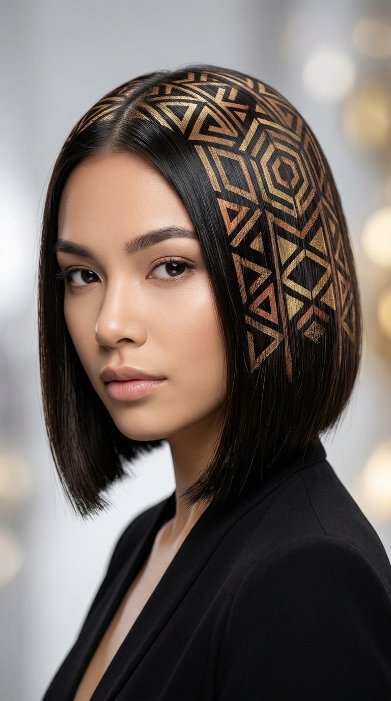 Geometric Hair Stencils