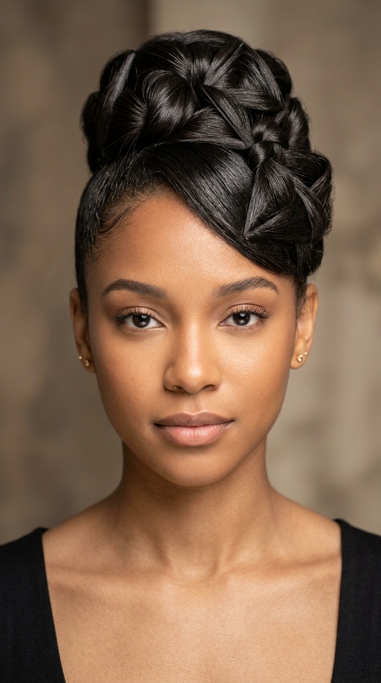 Geometric Sculpted Bun