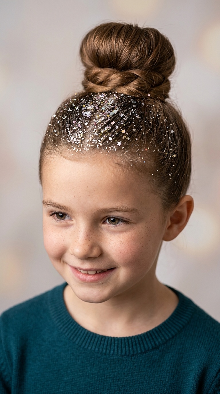 Glitter Roots Bun