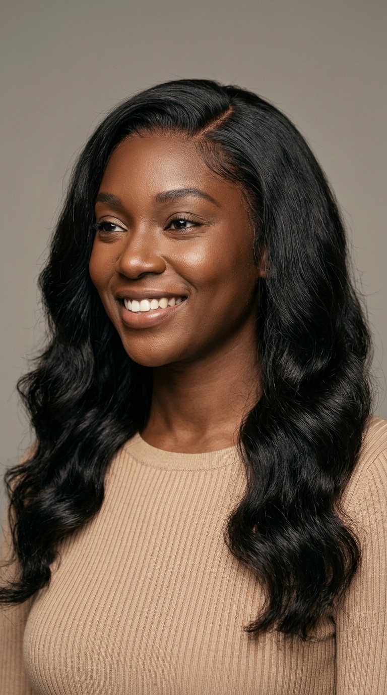 Glueless Lace Front with Body Waves