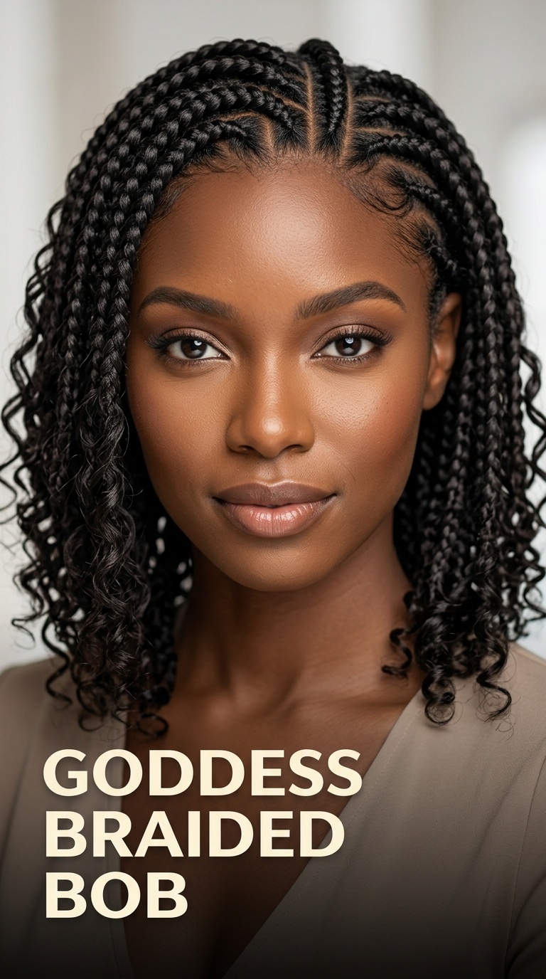 Goddess Braided Bob