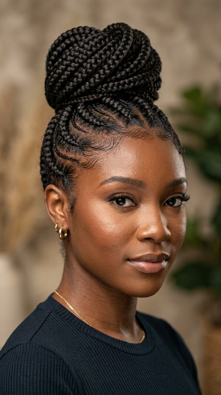 Goddess Braids into a Knot