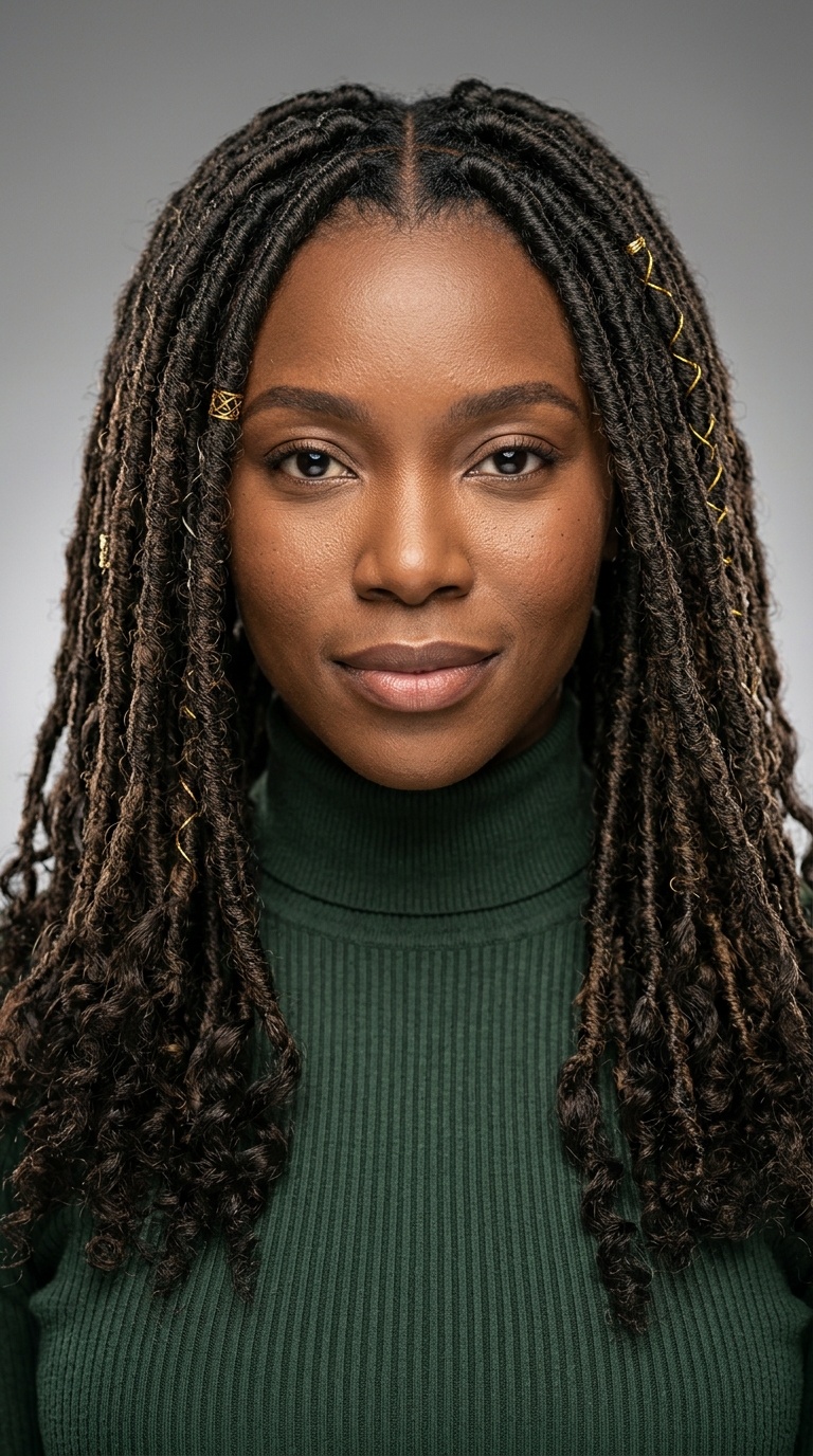 Goddess Faux Locs