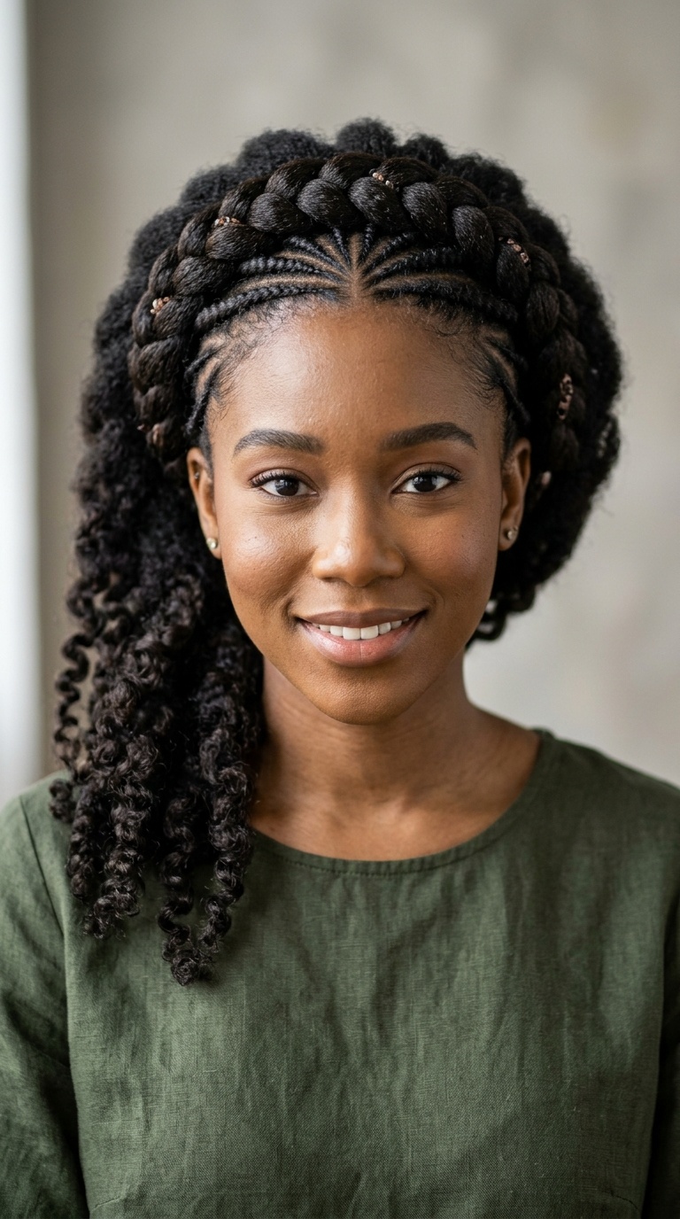 Goddess Halo Braid