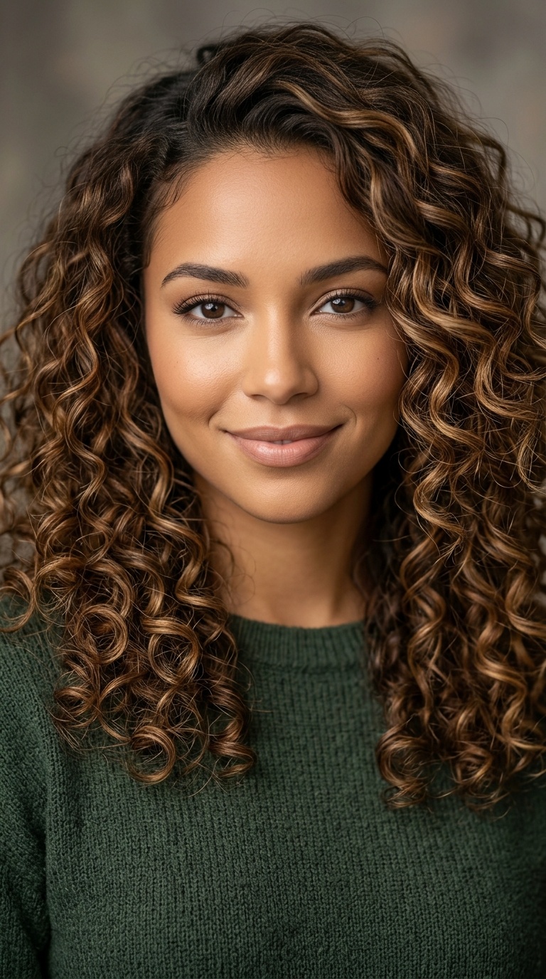 Golden Walnut Curls
