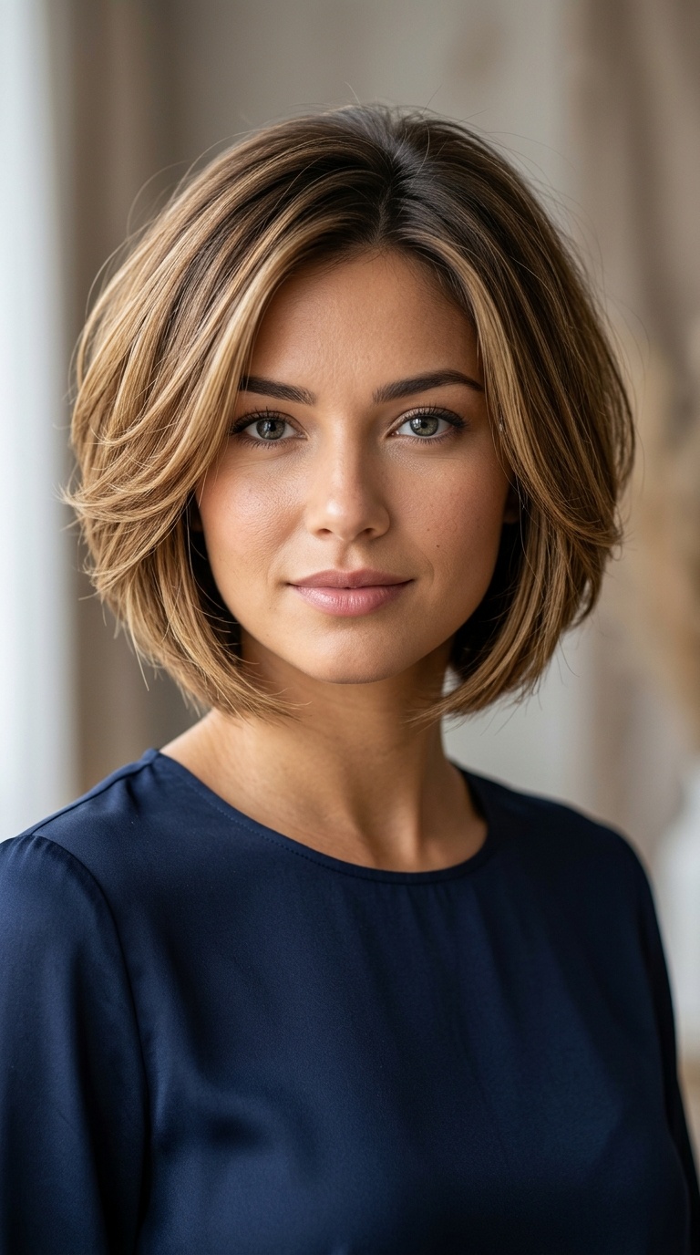 Graduated Bob with Micro-Layers