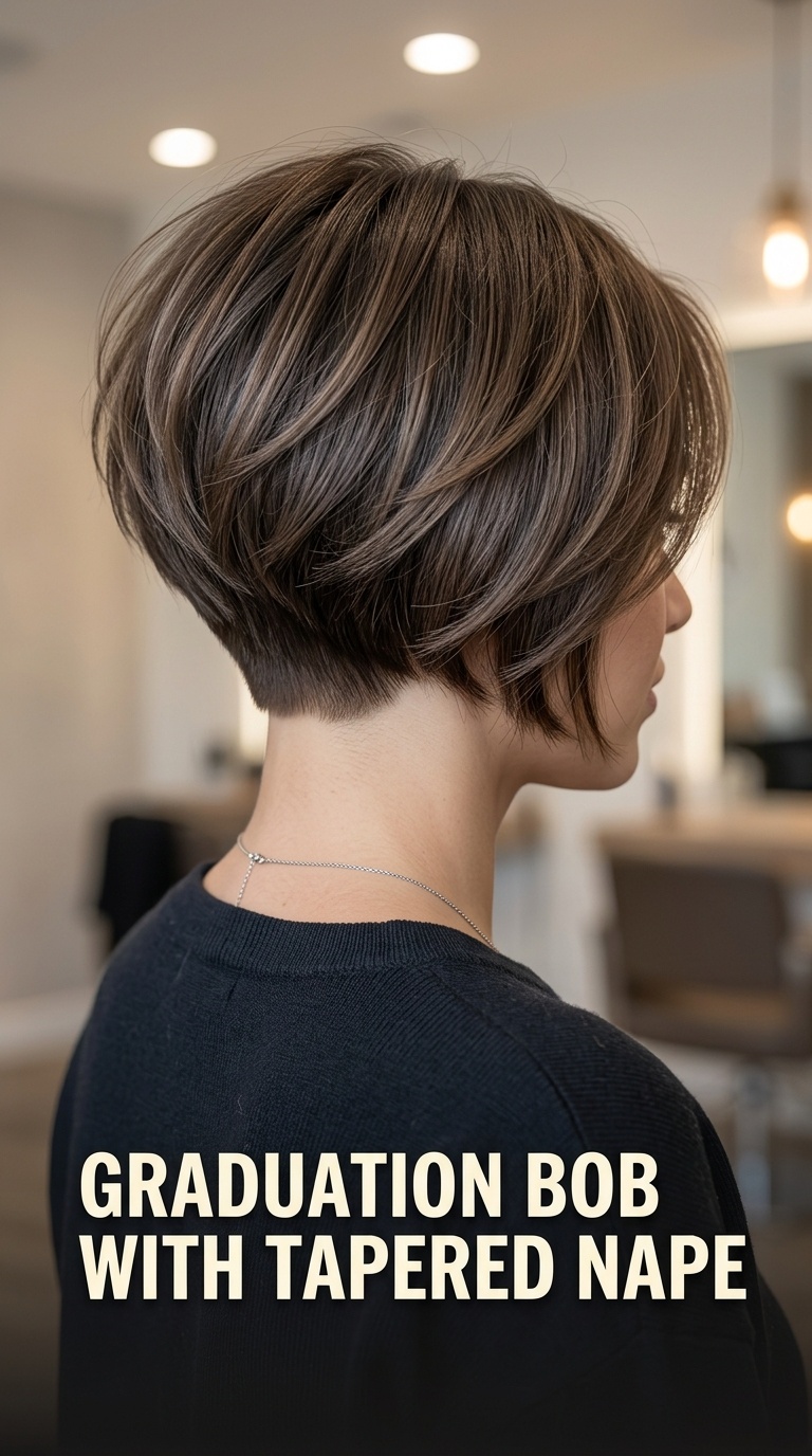 Graduation Bob with Tapered Nape