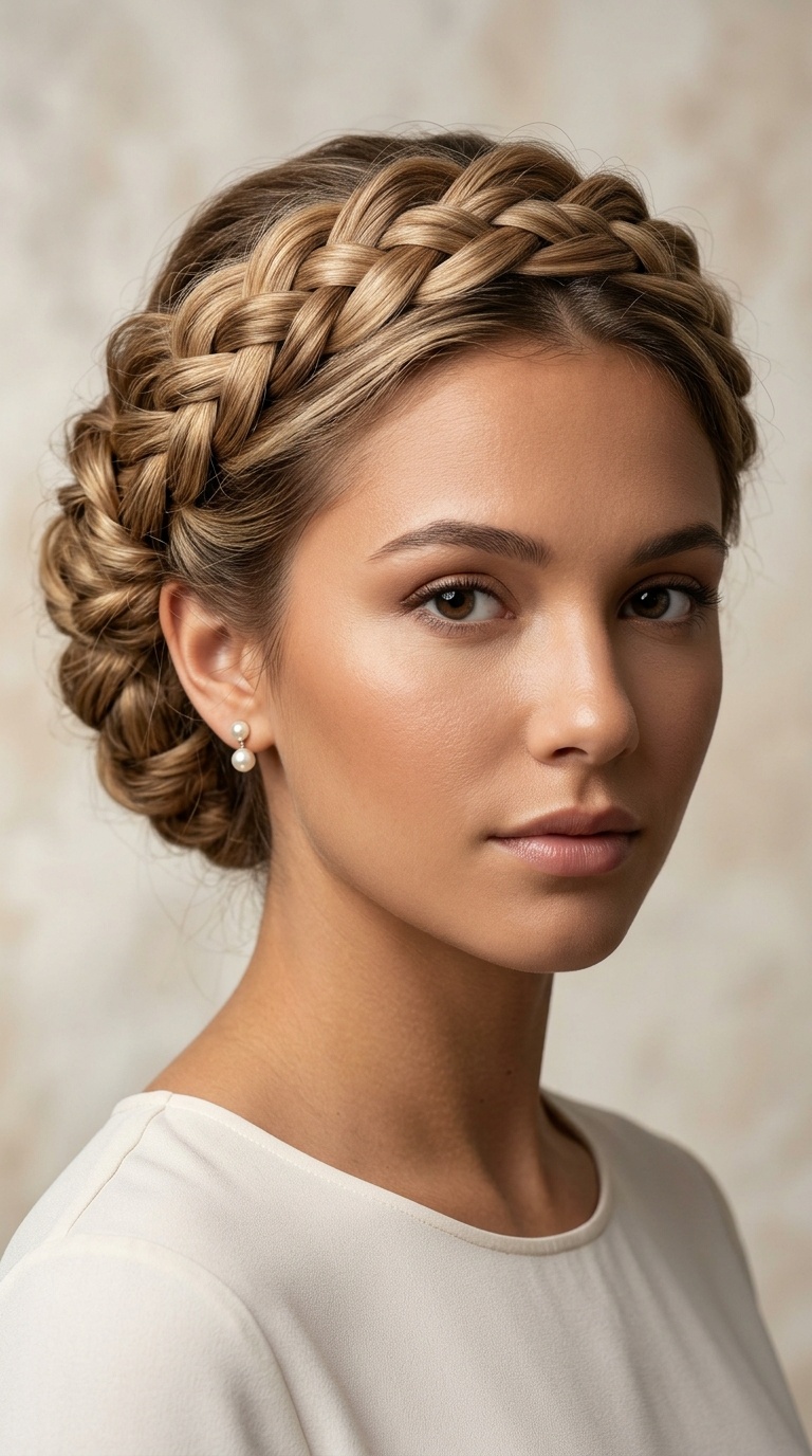 Grecian-Style Braided Updo
