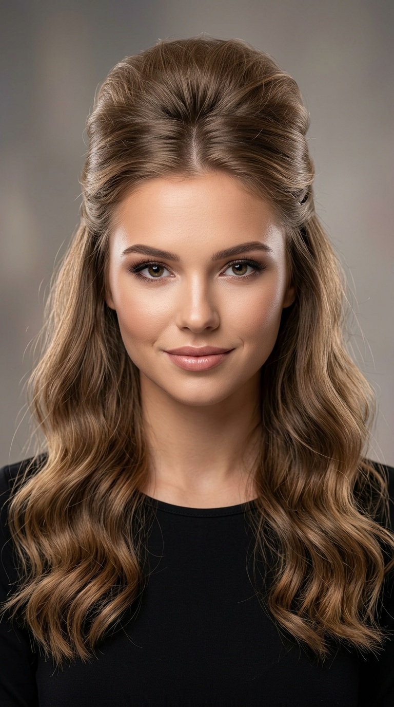 Half-Up Bouffant