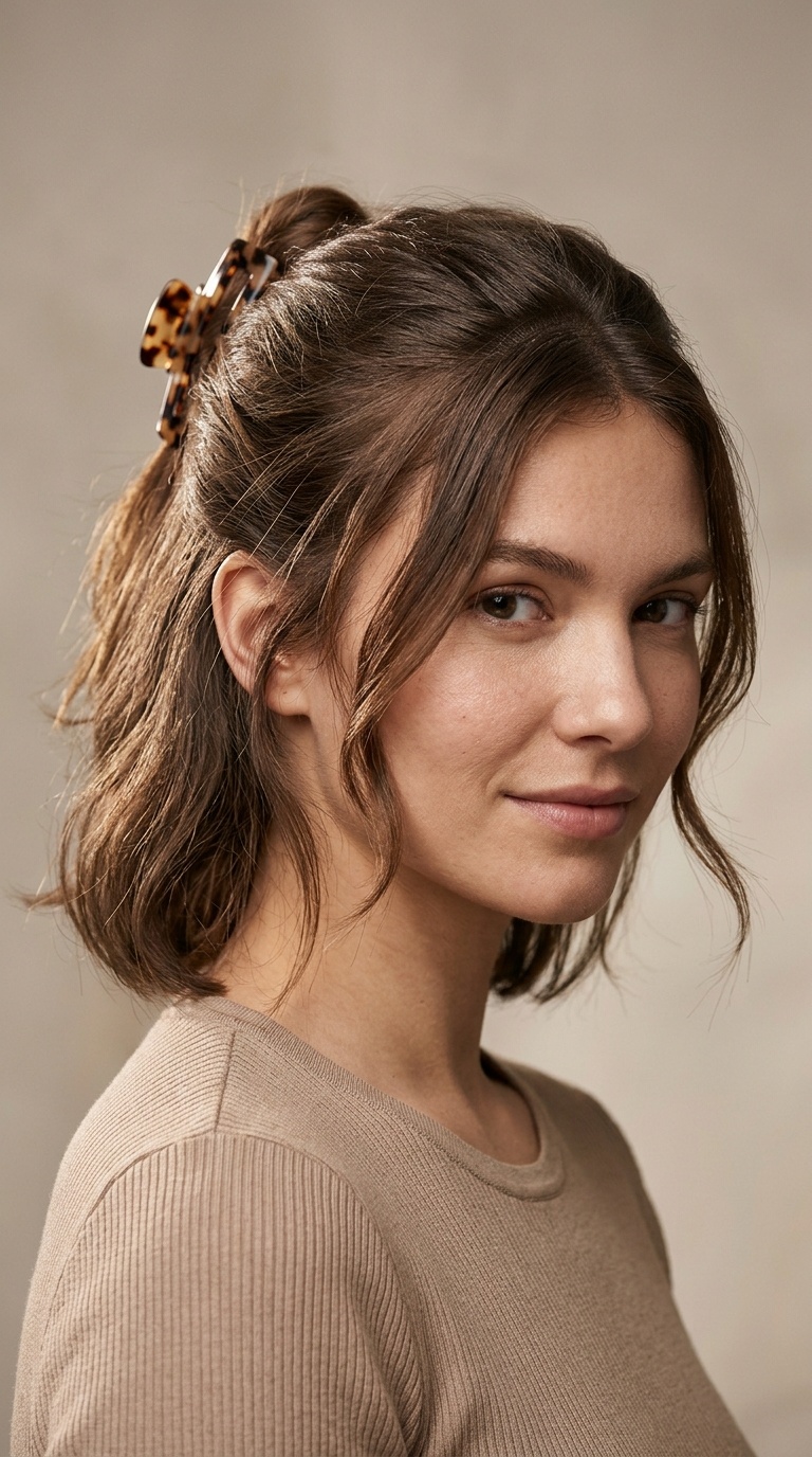 Half-Up Claw Clip