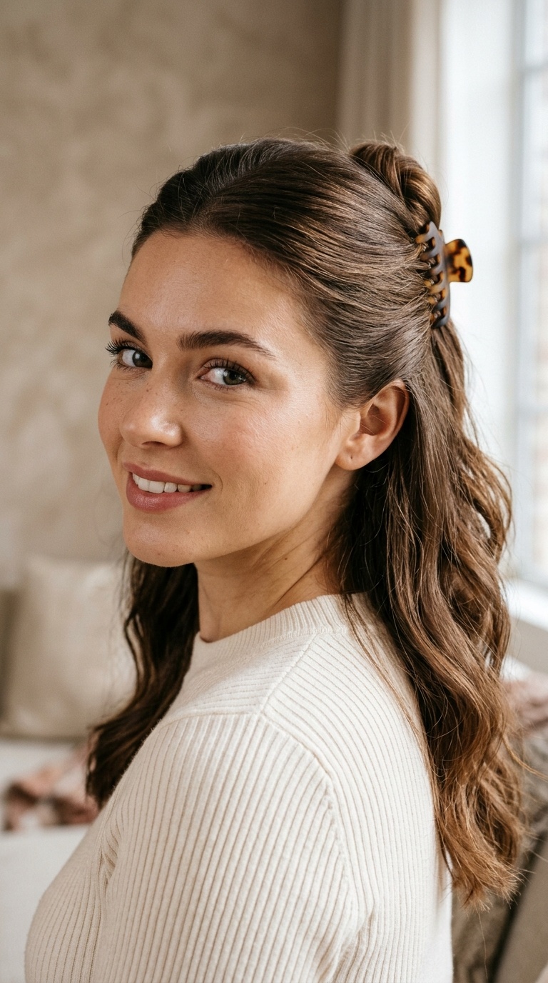 Half-Up Claw Clip