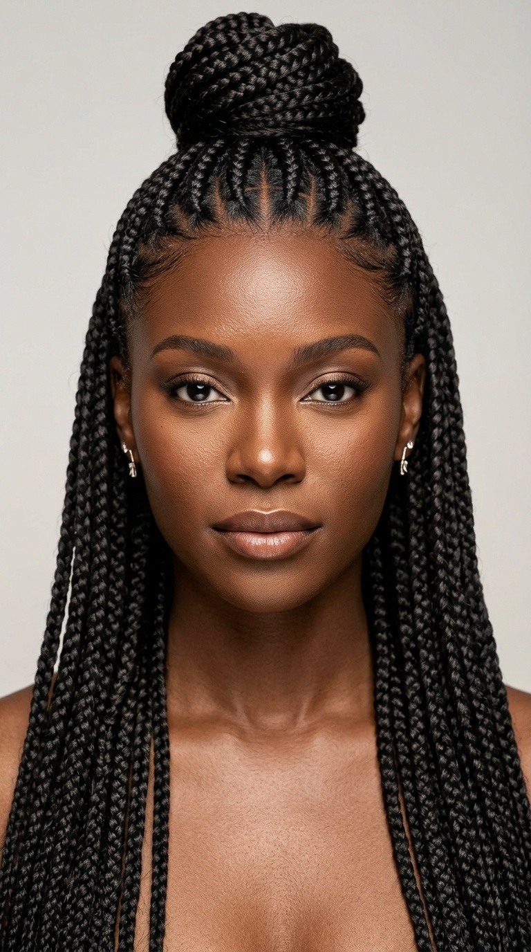Half-Up Half-Down Ceres Braids